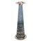 Kingston Living Glass Height Pillar Candle Holder - 22" - Blue and Brown